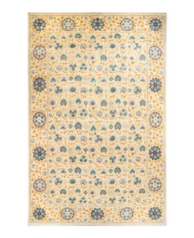 Adorn Hand Woven Rugs Suzani M1624 11'10" X 18'4" Area Rug In Ivory