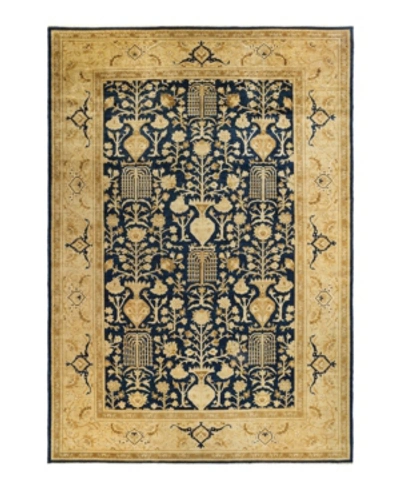 Adorn Hand Woven Rugs Eclectic M1353 12'1" X 18'1" Area Rug In Navy