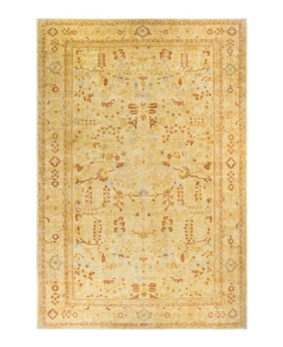 Adorn Hand Woven Rugs Eclectic M1387 12' X 18'2" Area Rug In Lemon