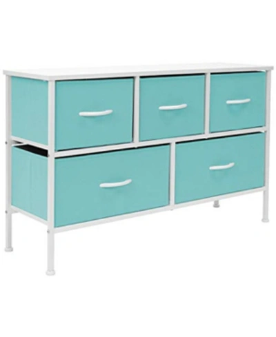 Sorbus Storage Cube Dresser In Aqua