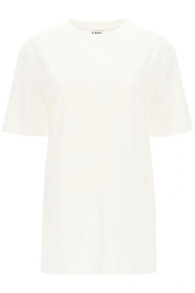 Loewe Anagram Embroidery T-shirt In White
