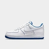 Nike Men's Air Force 1 '07 Stitch Casual Shoes In White/white/game Royal
