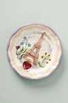 Nathalie Lete Charmante Dinner Plate By  In Purple Size Dinner