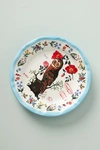 Nathalie Lete Charmante Dinner Plate By  In Blue Size Dinner