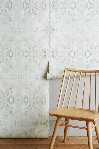 York Wallcoverings Inner Beauty Wallpaper By  In Mint Size Swatch In Mint