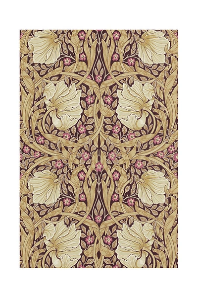 Morris & Co. Pimpernel Wallpaper By  In Purple Size Swatch