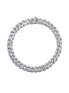 Shay 18k White Gold Diamond Chain Bracelet In Silver