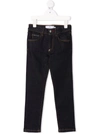 PHILIPP PLEIN MID-RISE STRAIGHT-LEG JEANS