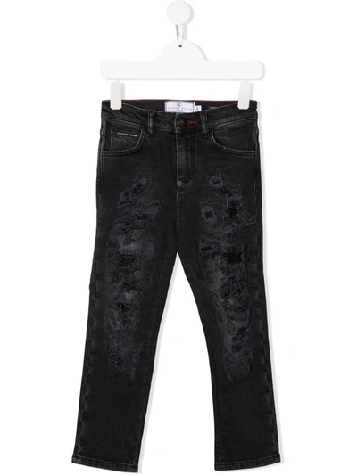 Philipp Plein Regular-fit Jeans In 黑色