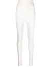 PHILIPP PLEIN TWO-TONE HIGH-WAISTED LEGGINGS