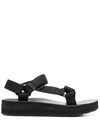 Teva Midform Open-toe Touch-strap Sandals In 黑色