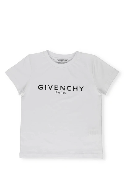 Givenchy Kids' Cotton T-shirt In White
