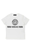 VERSACE COTTON T-SHIRT,1000129 K 1A001752W020