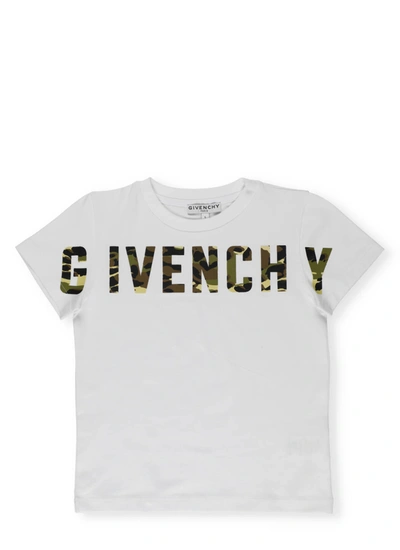 GIVENCHY COTTON T-SHIRT,H25248 K 10B