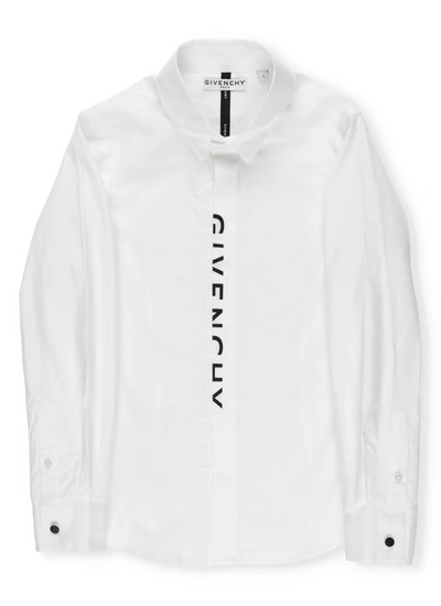Givenchy Kids' Cotton Shirt In White