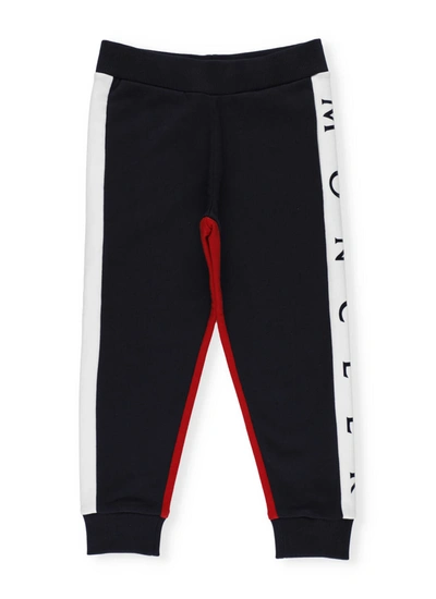 Moncler Kids' Cotton Pants In Multicolor