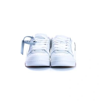 Off-white Out Of Office Leather Sneaker In White - Pink