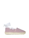 Thom Browne Removable Ankle Tie Espadrilles In Multicolore