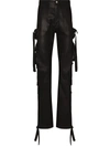 AMIRI TACTICAL LEATHER TROUSERS