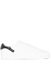 Raf Simons Orion Low-top Sneakers In White Black