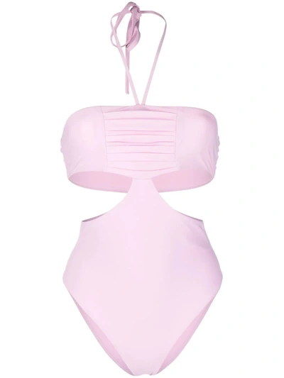 No Ka'oi Cut Out-detail Swimsuit In Rosa