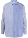 COMME DES GARÇONS SHIRT MIX STRIPED SHIRT