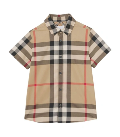 Burberry Kids Vintage Check Shirt (3-14 Years) In Neutrals