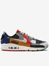 Nike Air Max 90 Legacy Patchwork Canvas, Ripstop And Mesh Sneakers In Multicolor