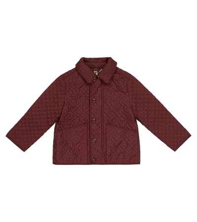 Burberry Kids' Technical Jacket In 红色