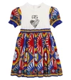 Dolce & Gabbana Graphic-print Skater Dress In 彩色