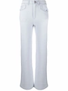 BARRIE FLARED KNIT TROUSERS