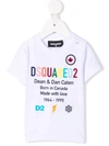 Dsquared2 Logo-print Cotton T-shirt In White
