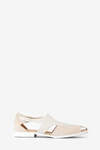 Our Legacy Cab Leather And Suede Sandals In Beige