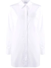 Ferragamo Long-sleeve Cotton Shirt In White