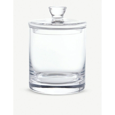 The White Company Tall Glass Storage Jar In Clear