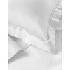 The White Company Symons Cotton Oxford Superking Pillowcase 50cm X 90cm In White/silver