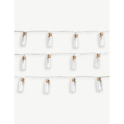The White Company Glass-jar Fairy Lights Set Of 20 In Clear