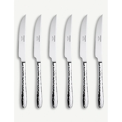 Arthur Price Mirage Stainless Steel Cutlery Steak Knives Set Of Six