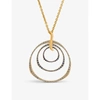 LA MAISON COUTURE WOMENS GOLD/BLUE SANDY LEONG OMBRE 18CT RECYCLED YELLOW-GOLD AND SAPPHIRE PENDANT NECKLACE,R03792791