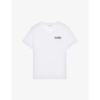 SANDRO HOPE-EMBROIDERED ORGANIC COTTON-JERSEY T-SHIRT,R03722951