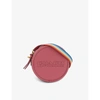 Coach Womens B4/rouge Circle Rainbow-strap Leather Cross-body Bag