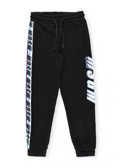 MSGM COTTON TRACKPANTS,MS027627 K 110