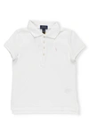 Polo Ralph Lauren Boy's Logo Short-sleeve Polo Shirt, Sizes 3m-24m In White