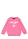 BALMAIN COTTON SWEATSHIRT,6O4690 K OX370513BC