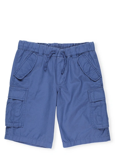 Ralph Lauren Kids' Pantaloncini Cargo Blu Bambino In Federal Blue