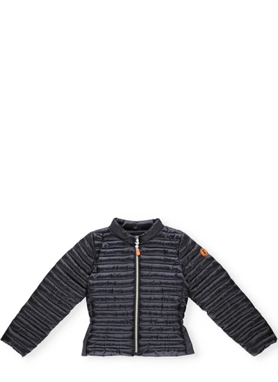 Save The Duck Kids' Irme Lisa Quilted Down In Black