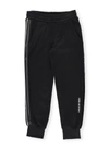 Neil Barrett Striped Band Pants In Black In Black