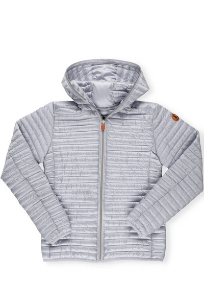 Save The Duck Kids' Iris Quilted Down In Crystal Grey