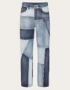 VALENTINO VALENTINO UOMO DENIM PATCHWORK PANTS