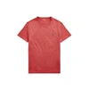 Ralph Lauren Custom Slim Fit Jersey Crewneck T-shirt In Chili Pepper